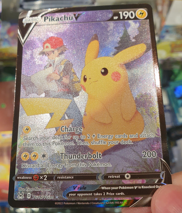 Pokemon - Pikachu V *Ultra Rare* Lost Origin TG16/TG30 (NM)