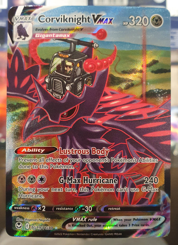 Pokemon - Corviknight VMAX *Ultra Rare* Silver Tempest TG19/TG30 (NM)