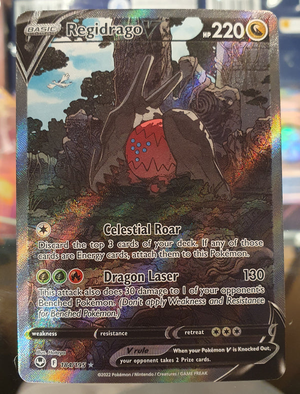 Pokemon - Regidrago V [Alternate Art] *Ultra Rare* Silver Tempest 184/195 (NM)