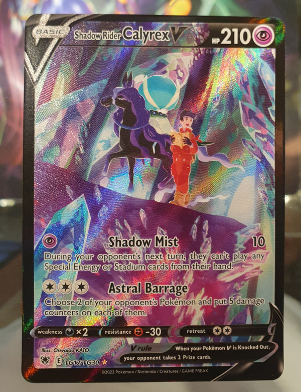 Pokemon - Shadow Rider Calyrex V *Ultra Rare* Astral Radiance TG17/TG30 (NM)