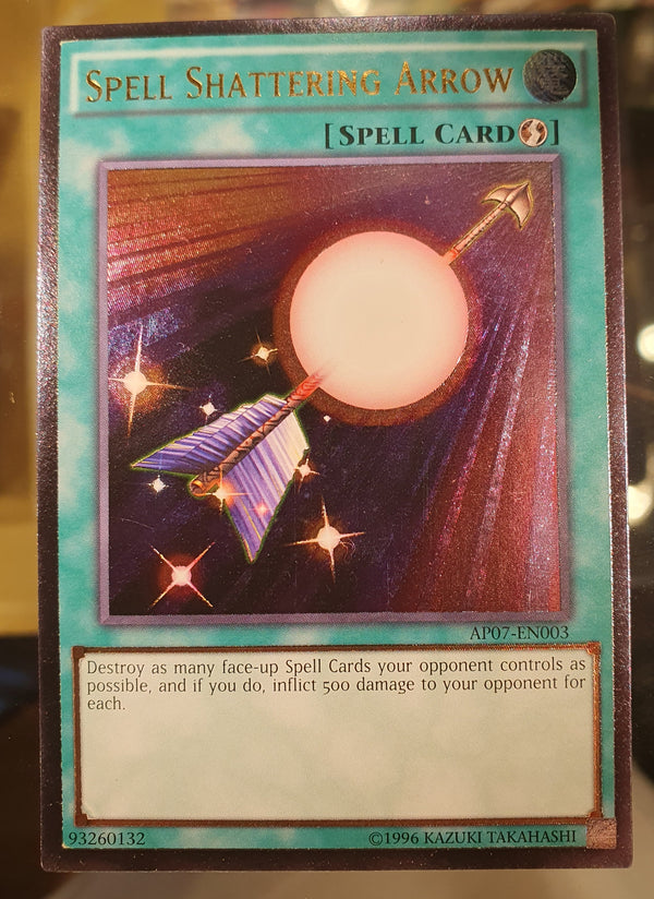 Yugioh - Spell Shattering Arrow *Ultimate Rare* AP07-EN003 (NM)