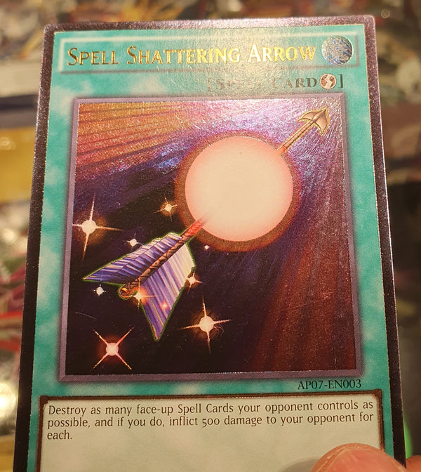 Yugioh - Spell Shattering Arrow *Ultimate Rare* AP07-EN003 (NM)