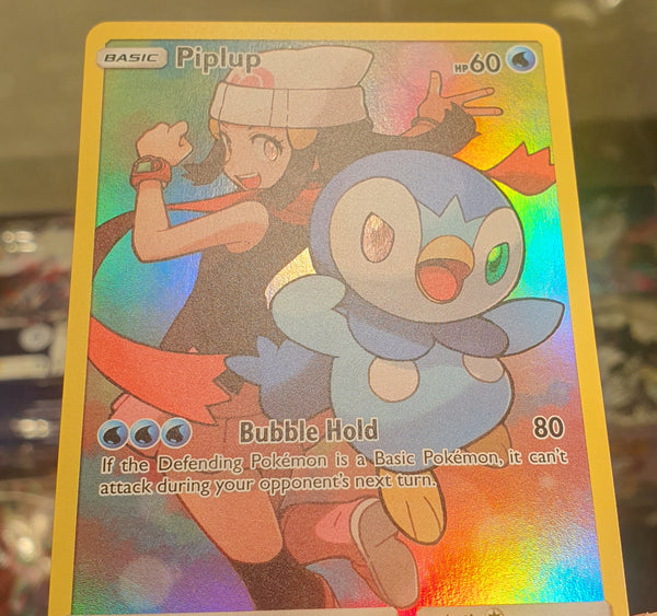 Pokemon - Piplup *Secret Rare* Cosmic Eclipse 239/236 (NM)