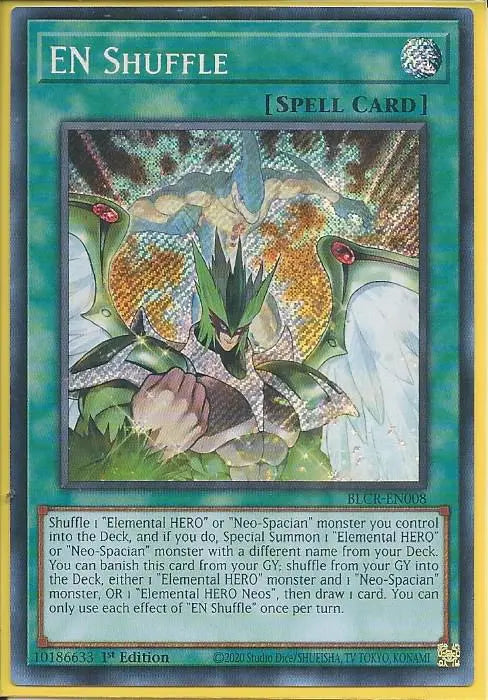 Yugioh - EN Shuffle *Secret Rare* BLCR-EN008 (NM)