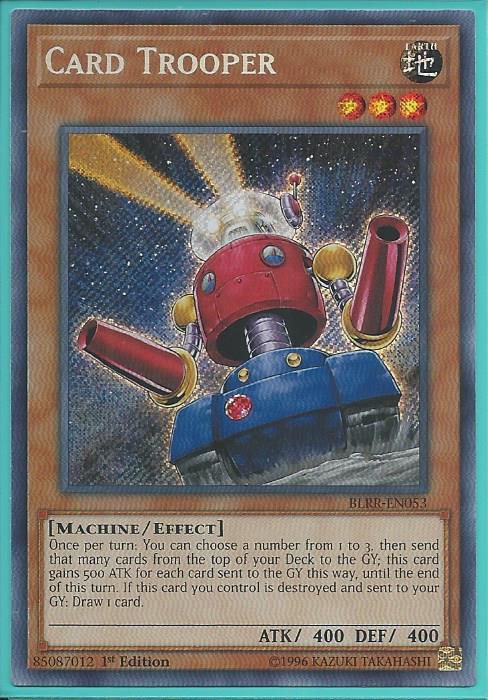 Yugioh - Card Trooper *Secret Rare* BLRR-EN053 (NM)