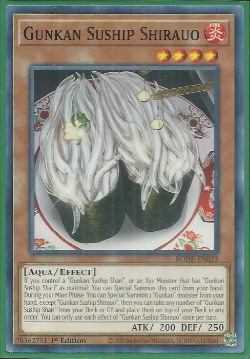 Yugioh - Gunkan Suship Shirauo *Common* BODE-EN023 (NM/M)