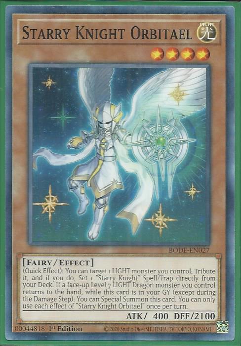 Yugioh - Starry Knight Orbitael *Common* BODE-EN027 (NM/M)