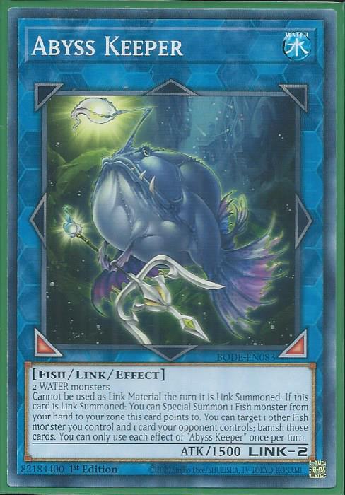 Yugioh - Abyss Keeper *Common* BODE-EN083 (NM/M)