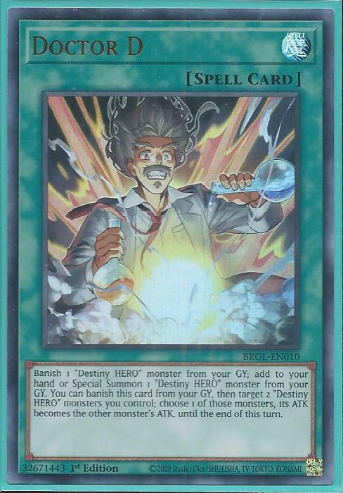 Yugioh - Doctor D *Ultra Rare* BROL-EN010 (NM/M)