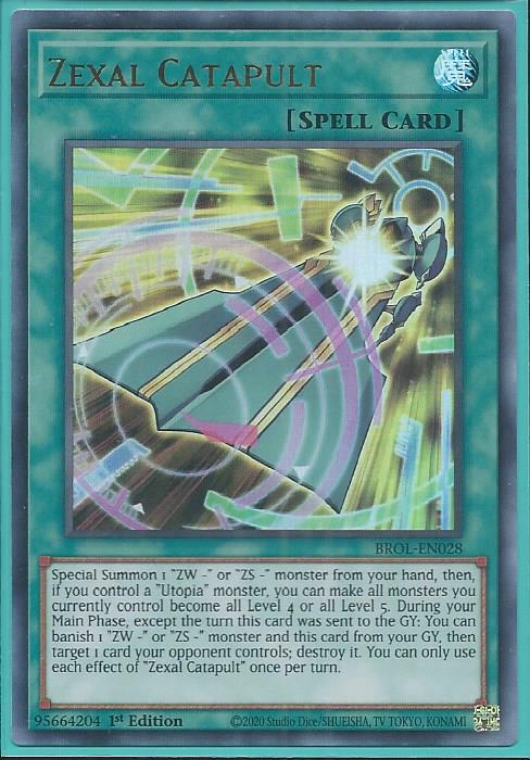 Yugioh - Zexal Catapult *Ultra Rare* BROL-EN028 (NM/M)