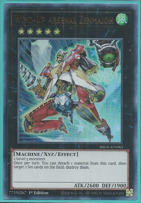 Yugioh - Wind-Up Arsenal Zenmaioh *Ultra Rare* BROL-EN083 (NM/M)