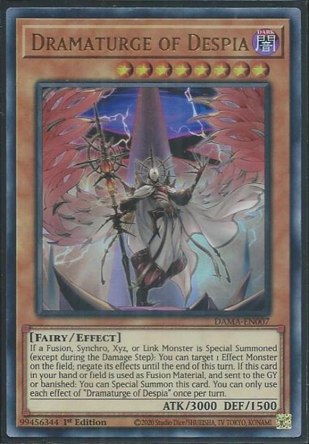 Yugioh - Dramaturge of Despia *Ultra Rare* DAMA-EN007 (NM/M)