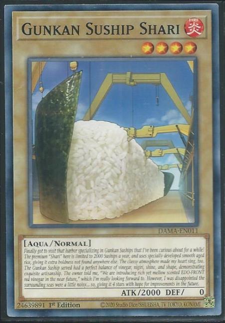 Yugioh - Gunkan Suship Shari *Common* DAMA-EN011 (NM/M)