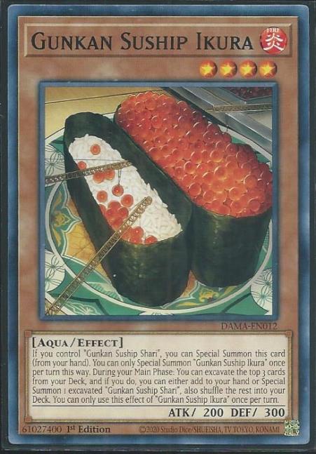 Yugioh - Gunkan Suship Ikura *Common* DAMA-EN012 (NM/M)