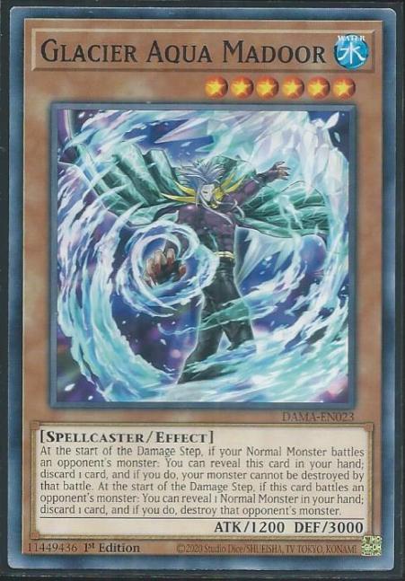 Yugioh - Glacier Aqua Madoor *Common* DAMA-EN023 (NM/M)