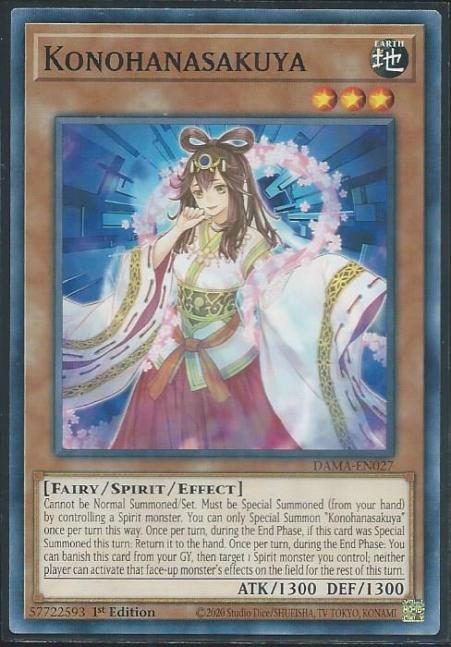 Yugioh - Konohanasakuya *Common* DAMA-EN027 (NM/M)