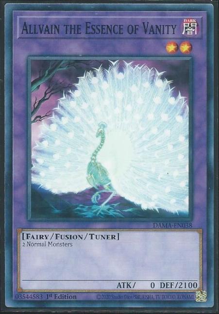 Yugioh - Allvain the Essence of Vanity *Common* DAMA-EN038 (NM/M)