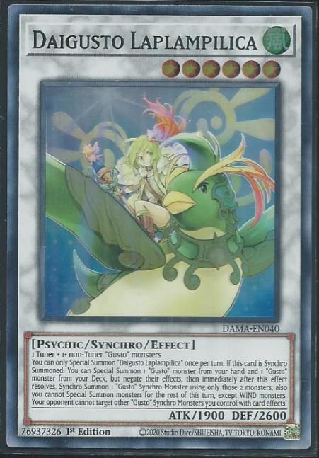 Yugioh - Daigusto Laplampilica *Super Rare* DAMA-EN040 (NM/M)