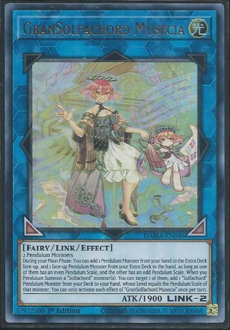 Yugioh - GranSolfachord Musecia *Ultra Rare* DAMA-EN048 (NM/M)