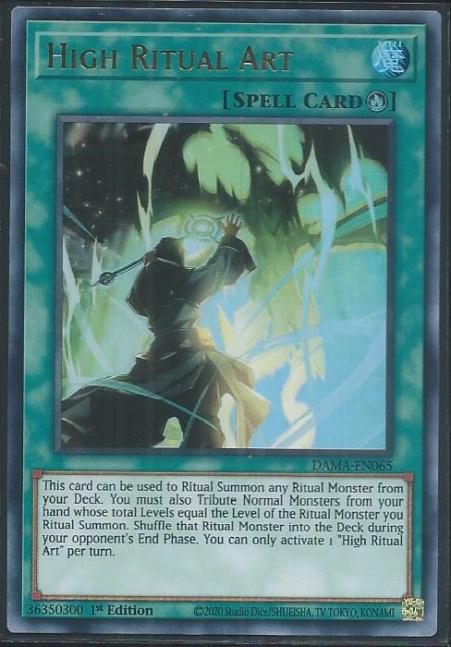 Yugioh - High Ritual Art *Ultra Rare* DAMA-EN065 (NM/M)