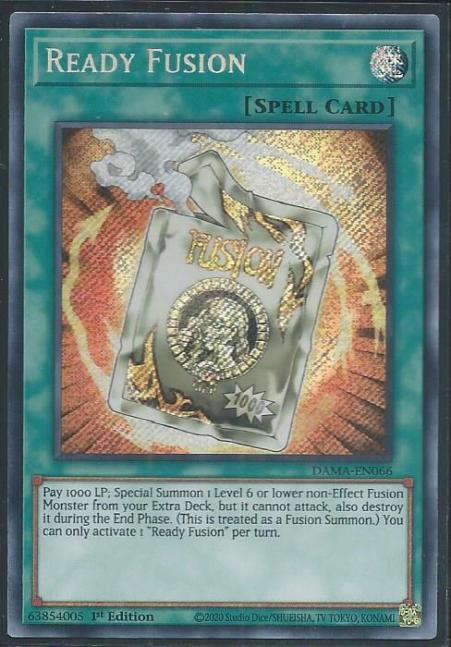 Yugioh - Ready Fusion *Secret Rare* DAMA-EN066 (NM/M)