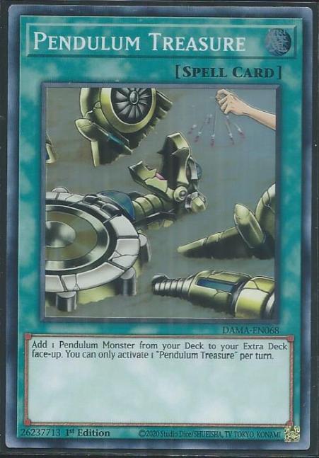 Yugioh - Pendulum Treasure *Super Rare* DAMA-EN068 (NM/M)