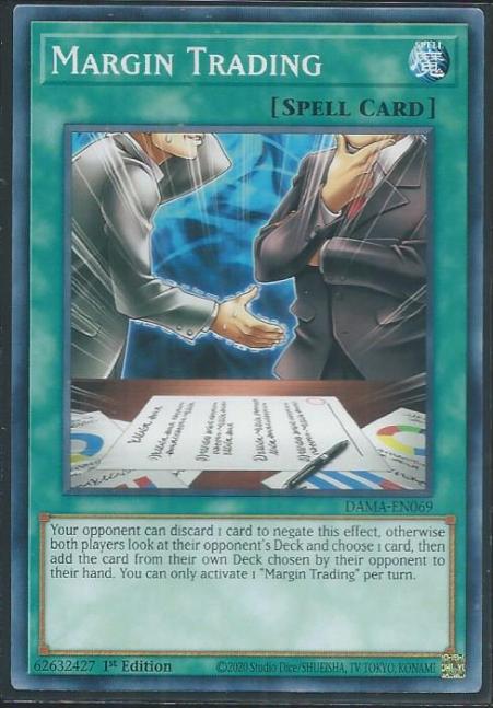 Yugioh - Margin Trading *Common* DAMA-EN069 (NM/M)