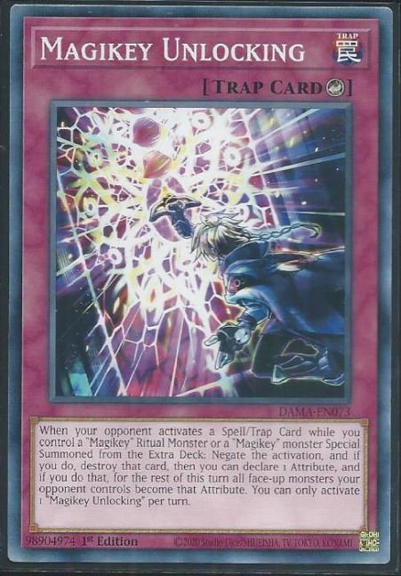 Yugioh - Magikey Unlocking *Common* DAMA-EN073 (NM/M)