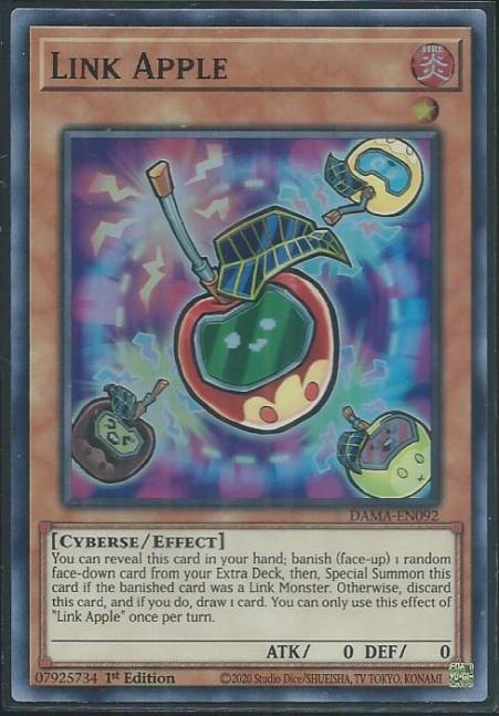 Yugioh - Link Apple *Super Rare* DAMA-EN092 (NM/M)