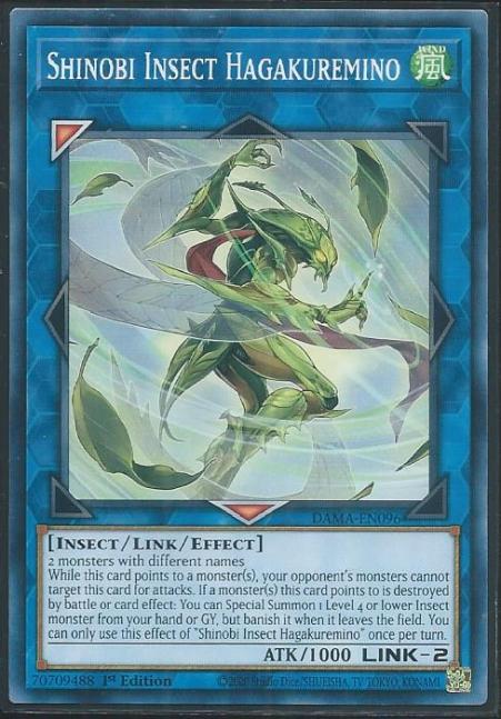 Yugioh - Shinobi Insect Hagakuremino *Common* DAMA-EN096 (NM/M)