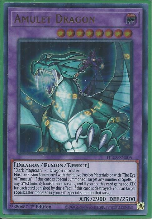 Yugioh - Amulet Dragon *Ultra Rare* DLCS-EN005 (NM/M)