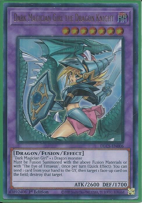 Yugioh - Dark Magician Girl the Dragon Knight ALT *Ultra Rare* DLCS-EN006 (NM/M)