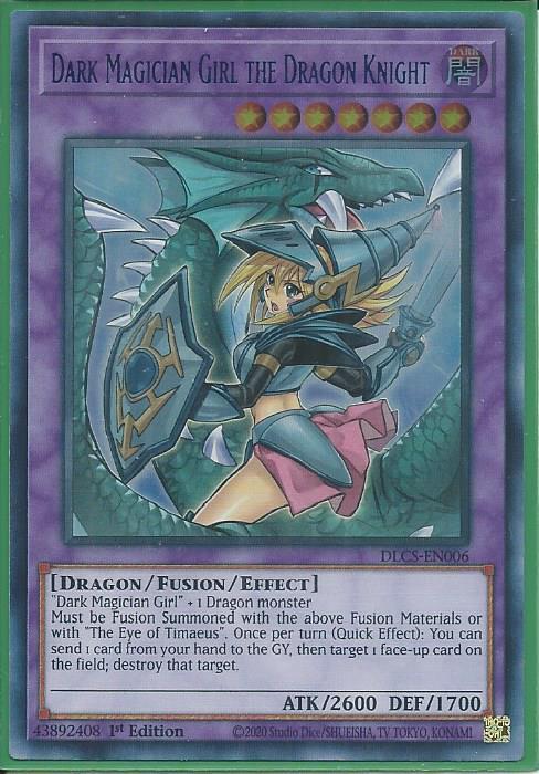 Yugioh - Dark Magician Girl the Dragon Knight ALT *Blue UR* DLCS-EN006 (NM/M)