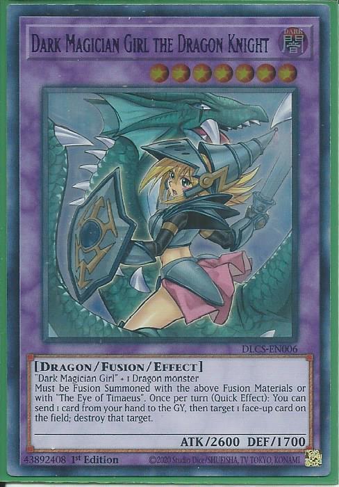 Yugioh - Dark Magician Girl the Dragon Knight ALT *Purple UR* DLCS-EN006 (NM/M)