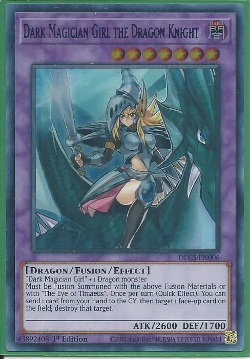 Yugioh - Dark Magician Girl the Dragon Knight *Purple UR* DLCS-EN006 (NM/M)