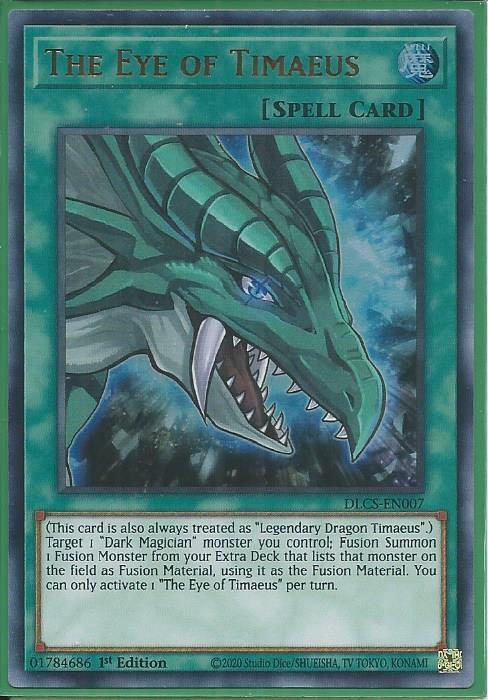 Yugioh - The Eye of Timaeus *Ultra Rare* DLCS-EN007 (NM/M)