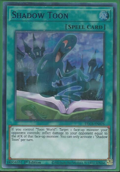 Yugioh - Shadow Toon *Blue Ultra Rare* DLCS-EN076 (NM/M)