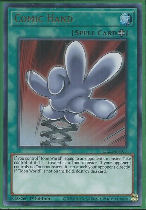 Yugioh - Comic Hand *Ultra Rare* DLCS-EN077 (NM/M)