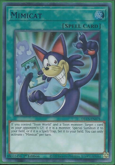 Yugioh - Mimicat *Blue Ultra Rare* DLCS-EN078 (NM/M)