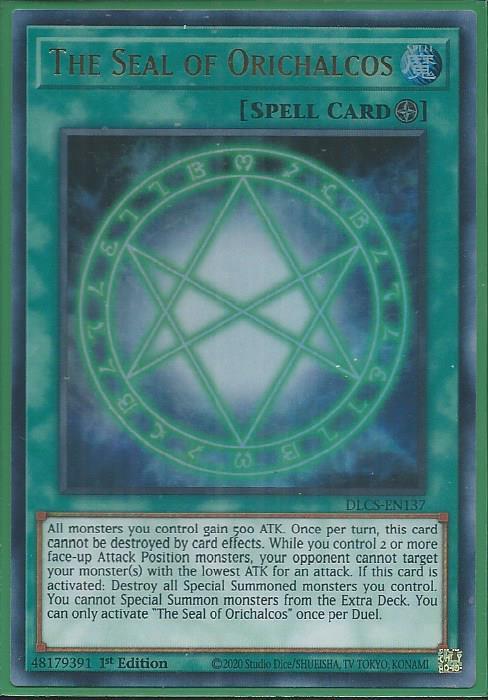 Yugioh - The Seal of Orichalcos *Ultra Rare* DLCS-EN137 (NM/M)