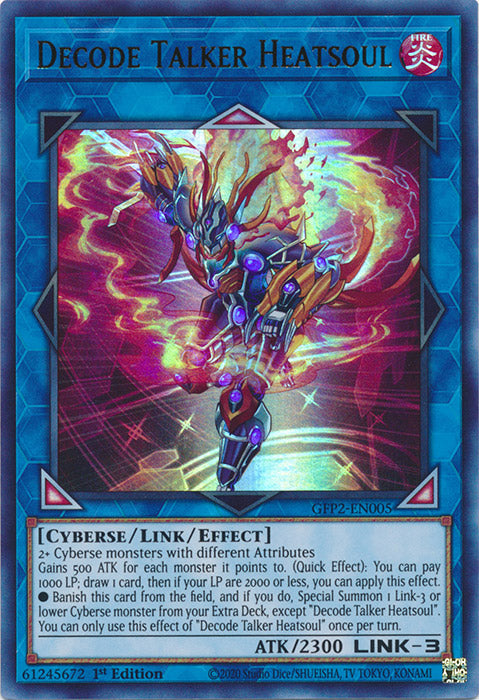 Yugioh - Decode Talker Heatsoul *Ultra Rare* GFP2-EN005 (NM)