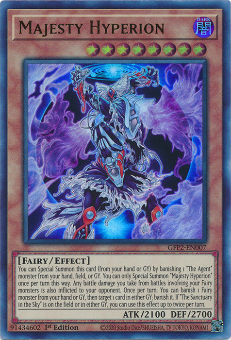 Yugioh - Majesty Hyperion *Ultra Rare* GFP2-EN007 (NM)