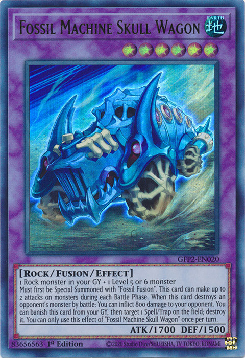 Yugioh - Fossil Machine Skull Wagon *Ultra Rare* GFP2-EN020 (NM)