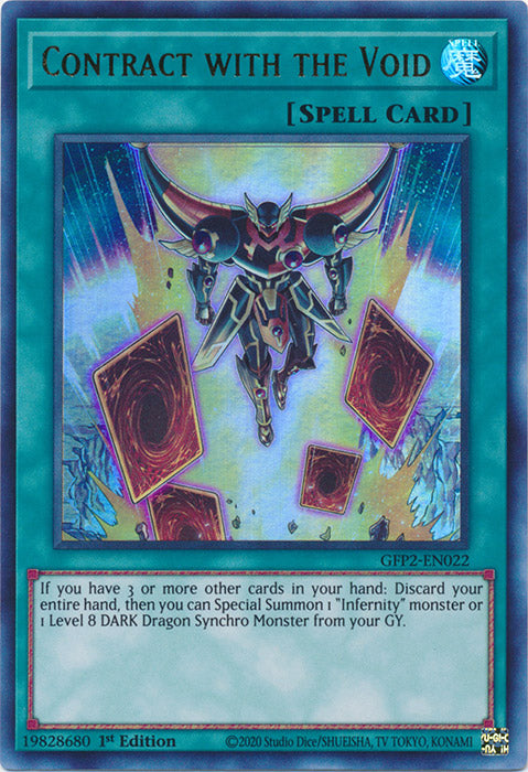 Yugioh - Contract with the Void *Ultra Rare* GFP2-EN022 (NM)