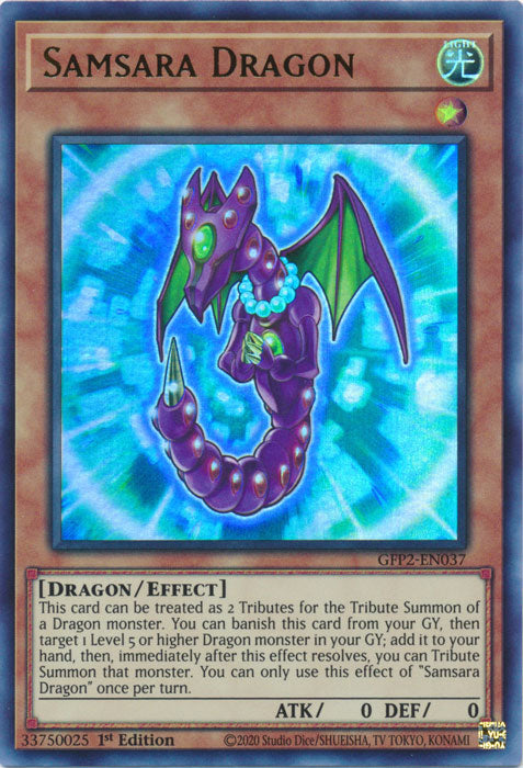 Yugioh - Samsara Dragon *Ultra Rare* GFP2-EN037 (NM)