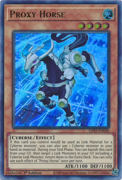 Yugioh - Proxy Horse *Ultra Rare* GFP2-EN040 (NM)