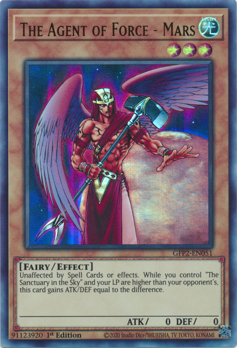 Yugioh - The Agent of Force - Mars *Ultra Rare* GFP2-EN051 (NM)