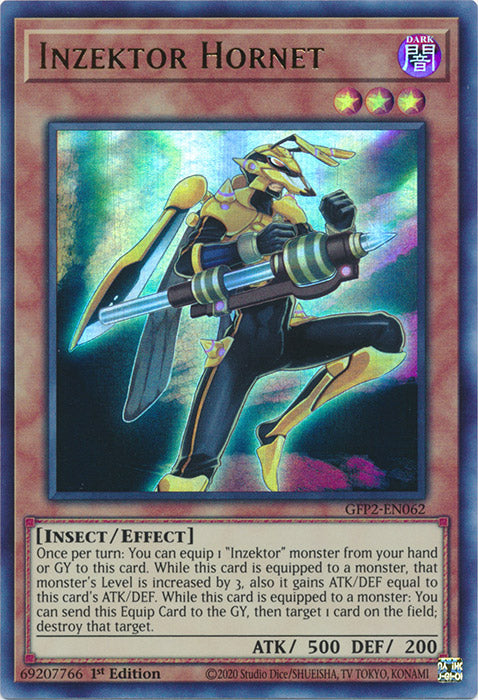 Yugioh - Inzektor Hornet *Ultra Rare* GFP2-EN062 (NM)