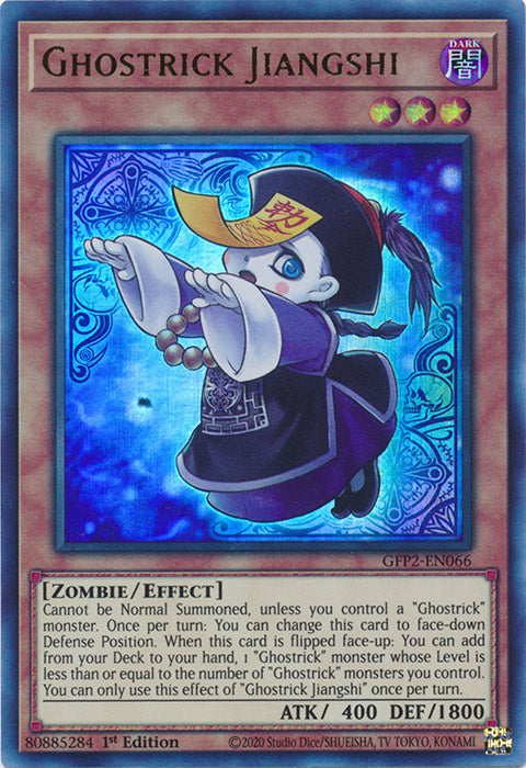 Yugioh - Ghostrick Jiangshi *Ultra Rare* GFP2-EN066 (NM)