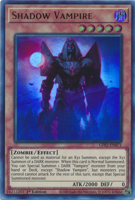 Yugioh - Shadow Vampire *Ultra Rare* GFP2-EN071 (NM)